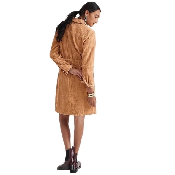 J.Crew corduroy zip front dress with pockets size 6 Brand New - Picture 3 of 7